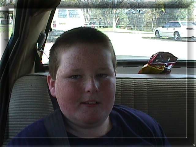 Thanks dad...I really needed my photo taken.